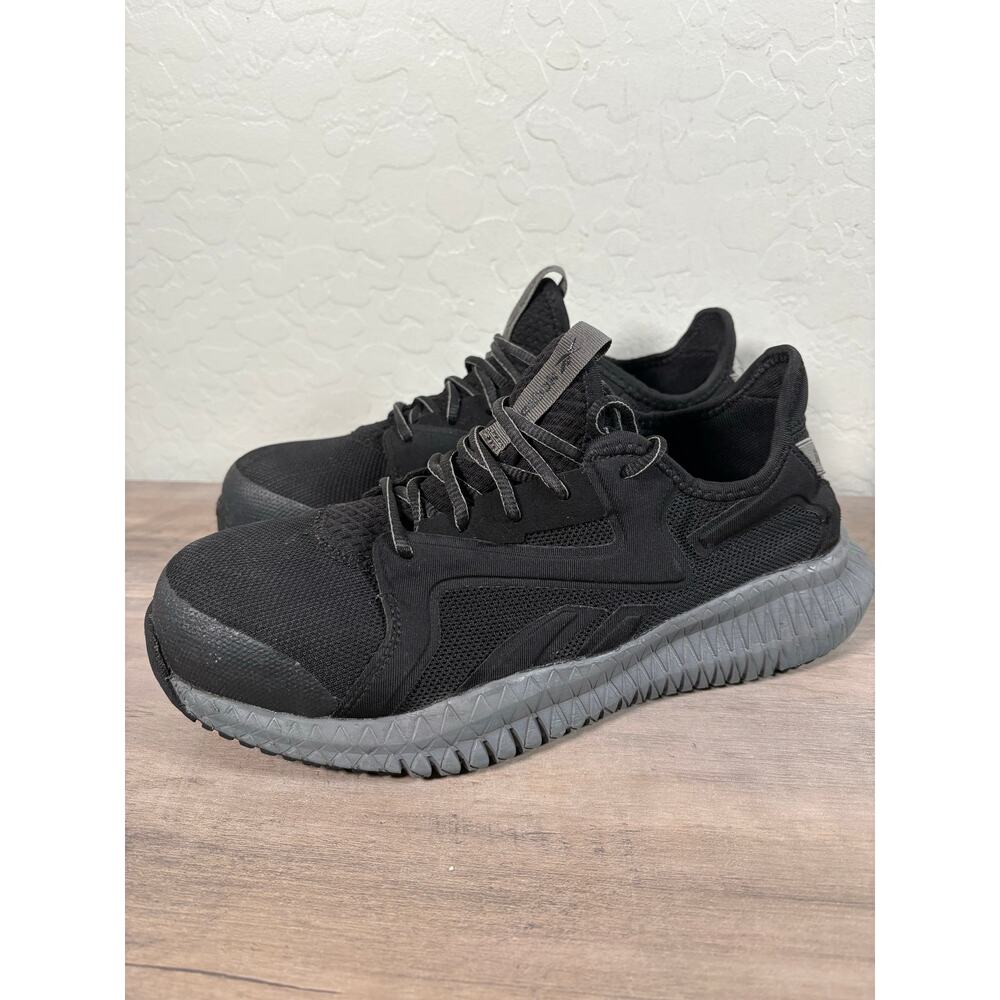 Reebok Flexagon‎ 3.0 Comp Safety Toe Mens 7 Womens 9 Work Sneakers Black